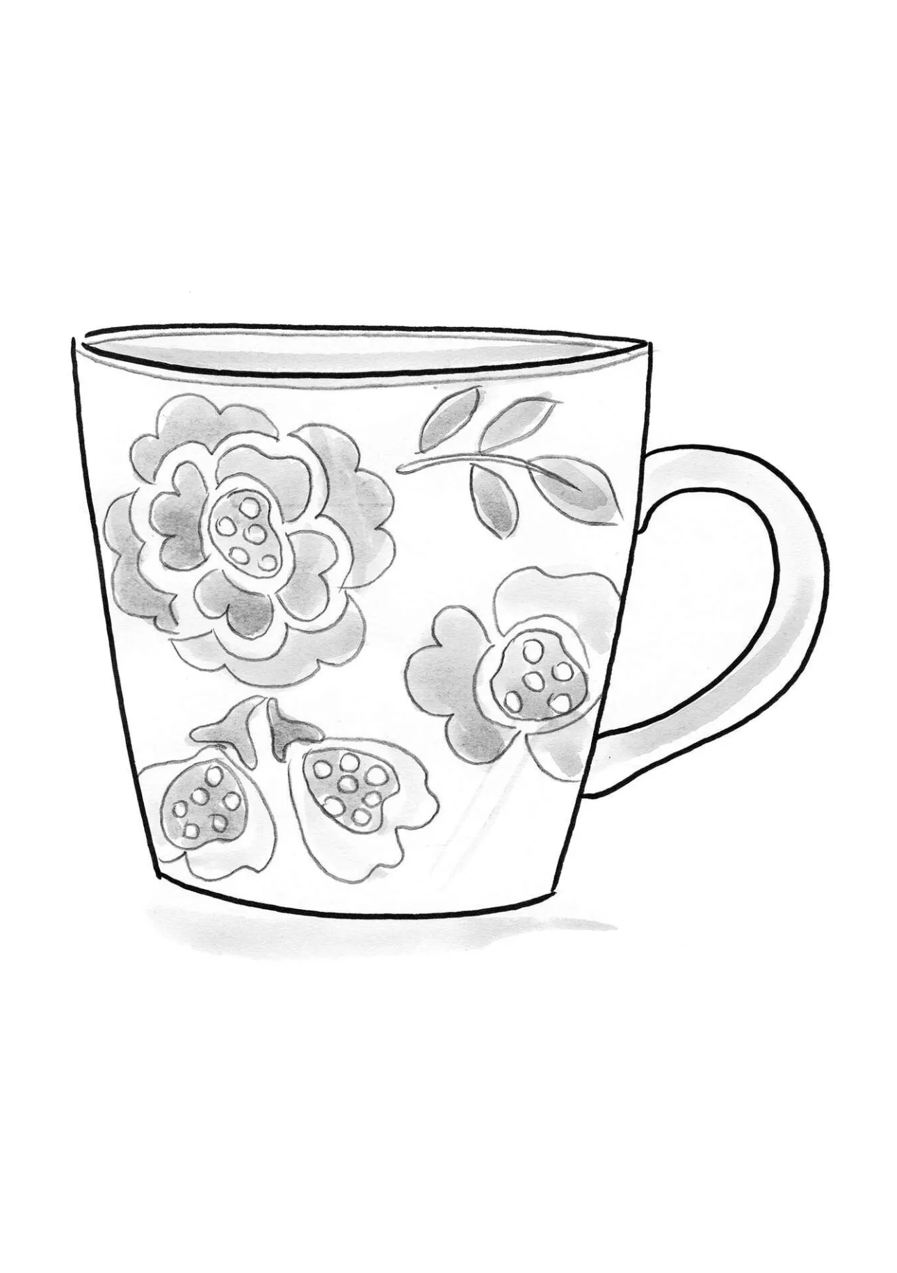 Gudrun Sjödén Teetasse „Wild rose“ aus Keramik> Geschirr|Küche & Esszimmer