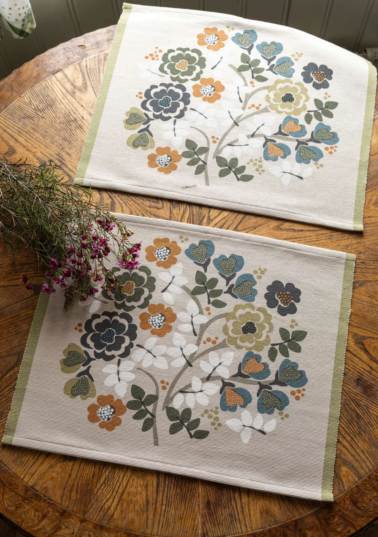Gudrun Sjödén Tischset „Wild rose“ aus Bio-Baumwolle> Tischdecken & -läufer|Küche & Esszimmer