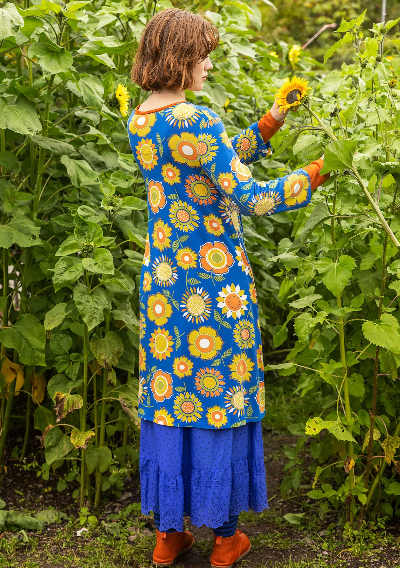 Gudrun Sjödén Trikotkleid „Sunflower“ aus Lyocell/Elasthan> Kleider