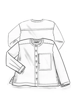 Gudrun Sjödén Twillbluse aus Bio-Baumwolle><noscript><img width=