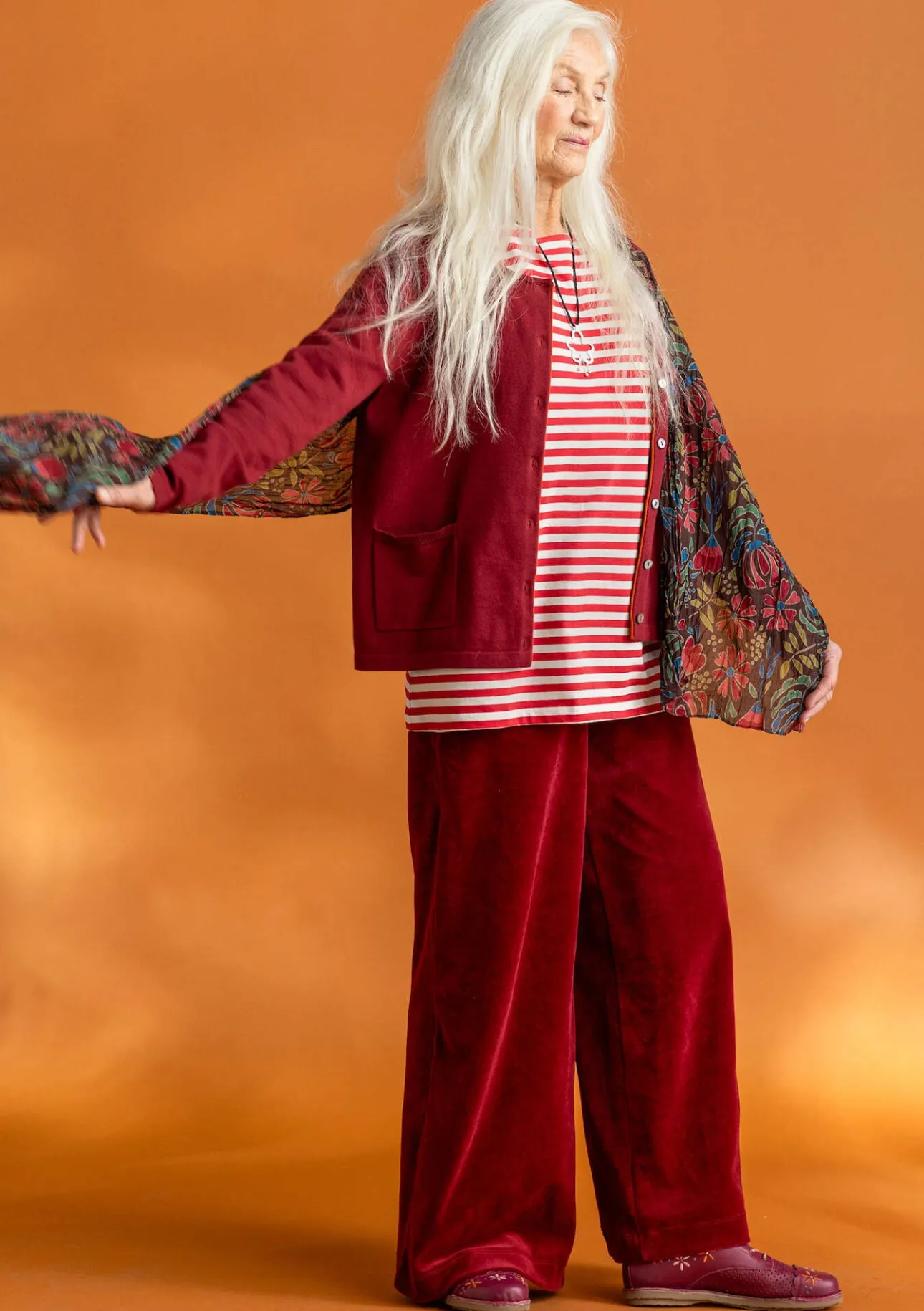 Gudrun Sjödén Velourshose aus Bio-Baumwolle/Recycling-Polyester> Hosen