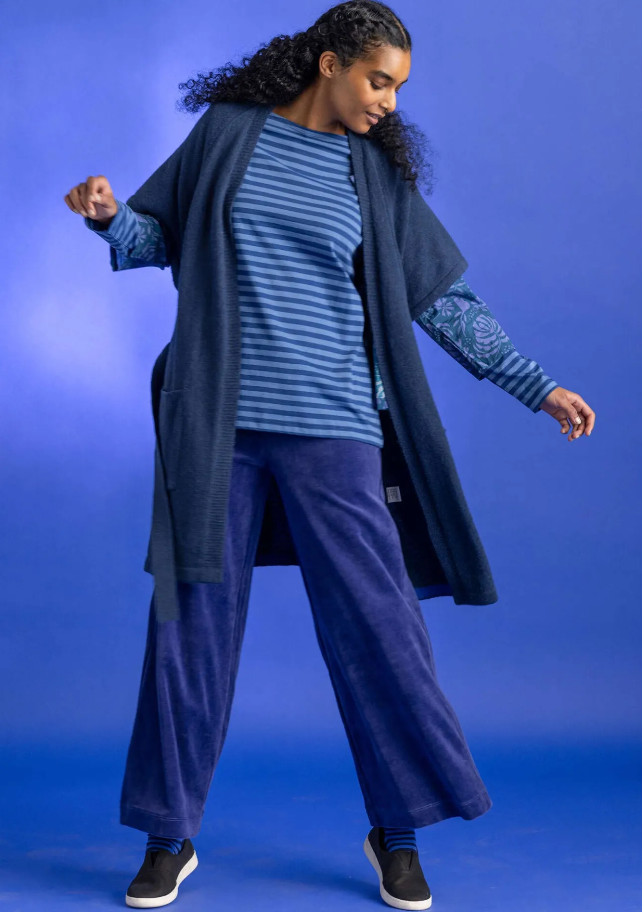 Gudrun Sjödén Velourshose aus Bio-Baumwolle/Recycling-Polyester> Hosen