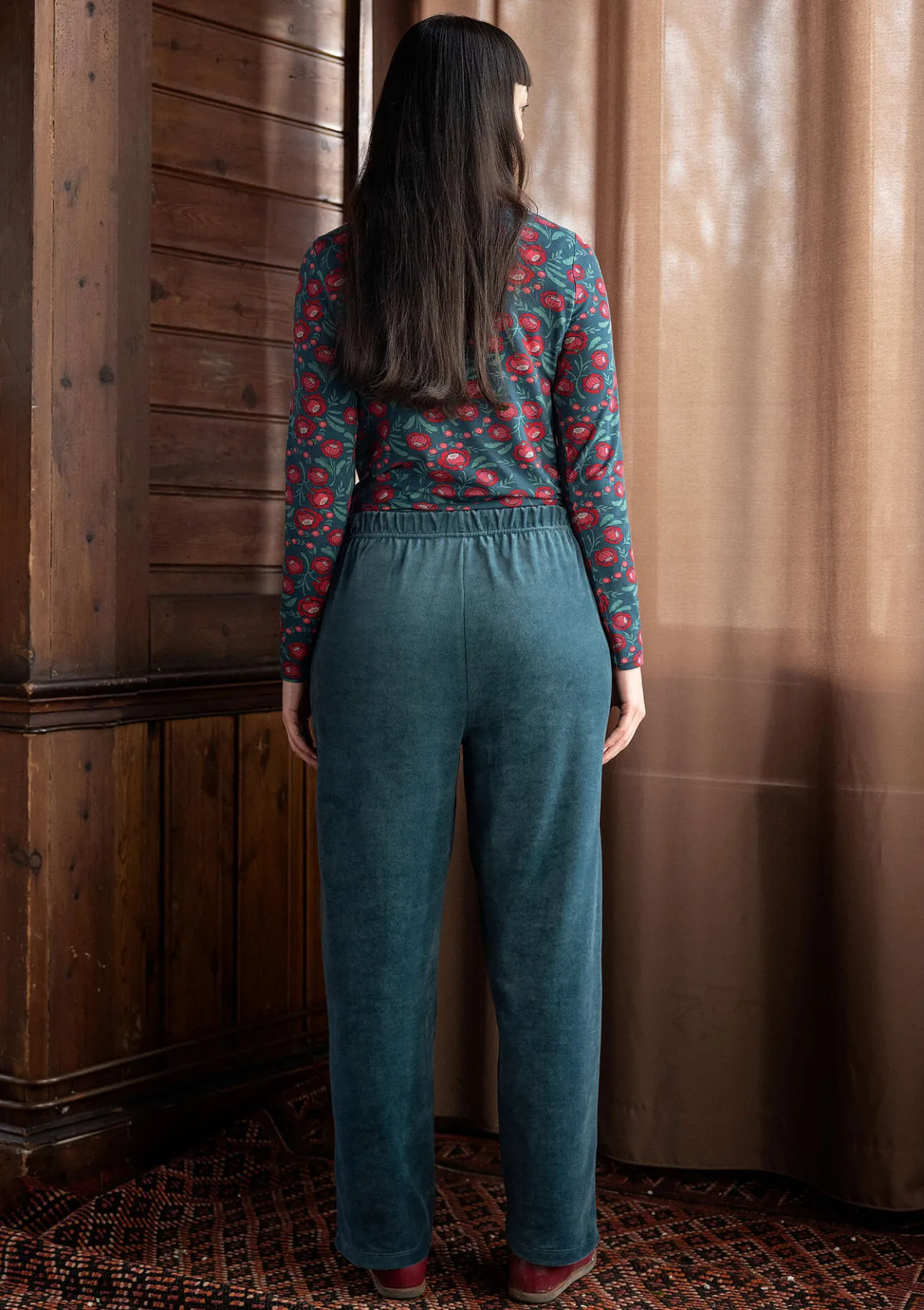 Gudrun Sjödén Velourshose „Nora“ aus Bio-Baumwolle/Recycling-Polyester> Hosen