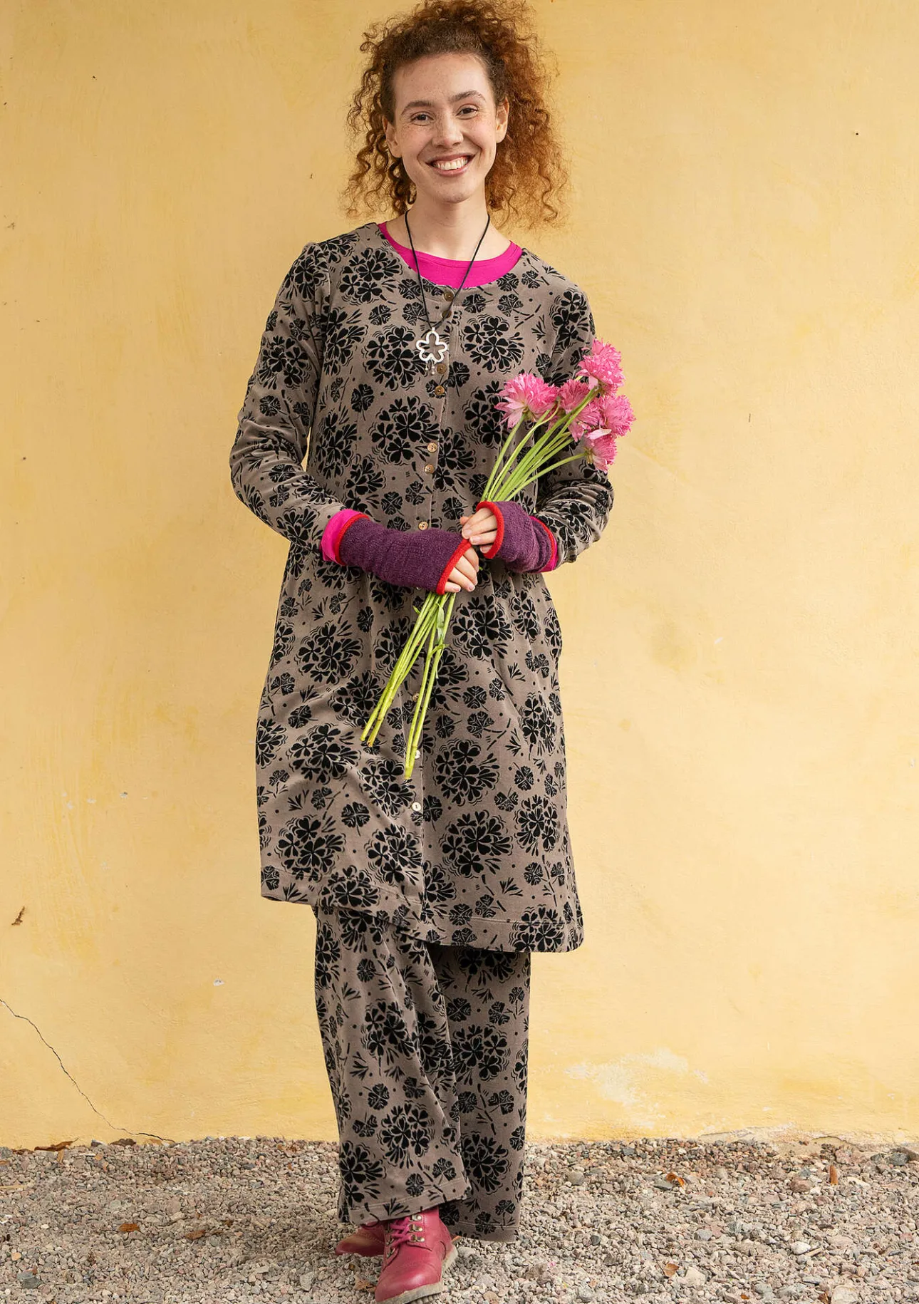 Gudrun Sjödén Velourshose „Selma“ aus Bio-Baumwolle/Recycling-Polyester> Hosen