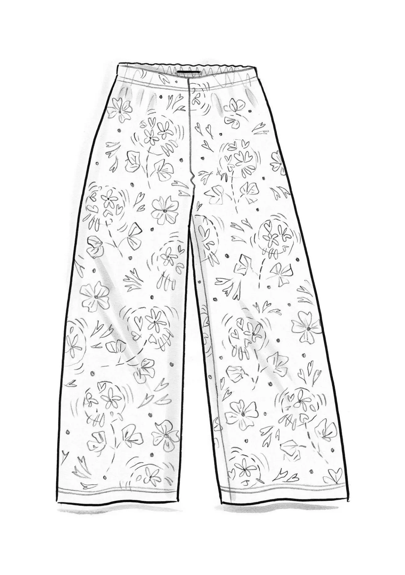 Gudrun Sjödén Velourshose „Selma“ aus Bio-Baumwolle/Recycling-Polyester> Hosen