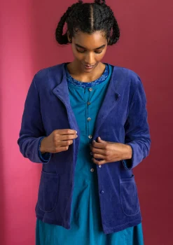 Gudrun Sjödén Veloursjacke aus Bio-Baumwolle/Recycling-Polyester> Strickjacken|Pullover & Shirts