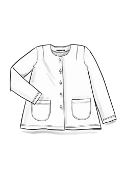 Gudrun Sjödén Veloursjacke aus Bio-Baumwolle/Recycling-Polyester><noscript><img width=