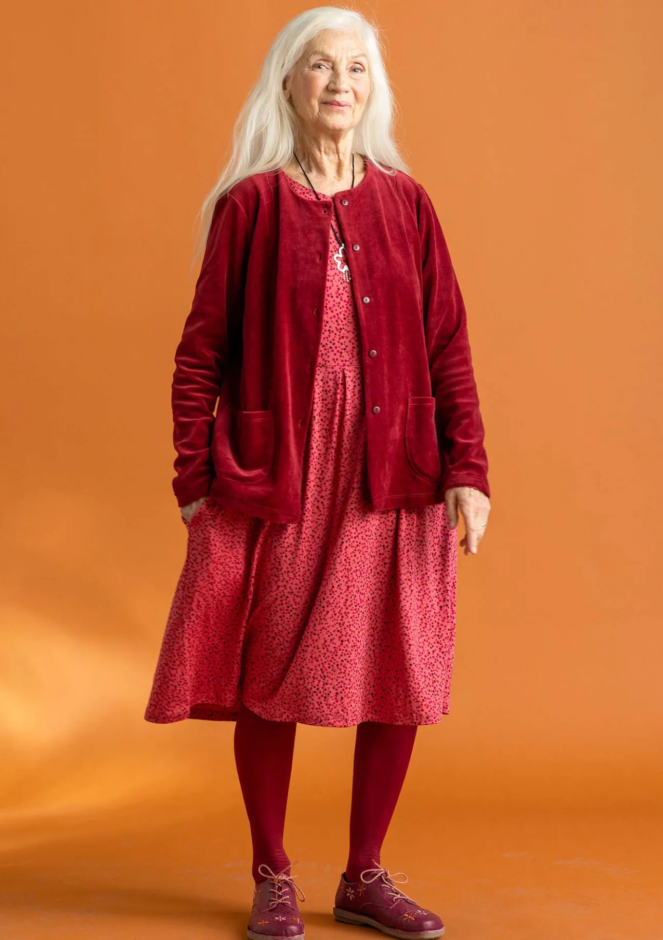 Gudrun Sjödén Veloursjacke aus Bio-Baumwolle/Recycling-Polyester> Strickjacken|Pullover & Shirts