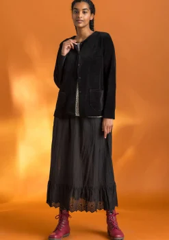 Gudrun Sjödén Veloursjacke aus Bio-Baumwolle/Recycling-Polyester> Strickjacken|Pullover & Shirts