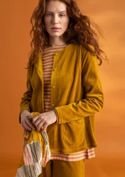 Gudrun Sjödén Veloursjacke aus Bio-Baumwolle/Recycling-Polyester> Strickjacken|Pullover & Shirts