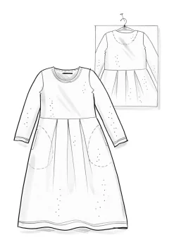 Gudrun Sjödén Velourskleid „Fyrverkeri“ aus Bio-Baumwolle/Recycling-Polyester><noscript><img width=