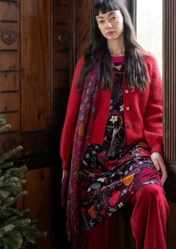 Gudrun Sjödén Velourskleid „Fyrverkeri“ aus Bio-Baumwolle/Recycling-Polyester><noscript><img width=