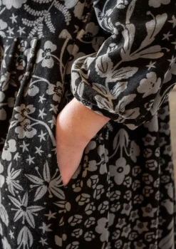 Gudrun Sjödén Velourskleid „Katla“ aus Bio-Baumwolle/Recycling-Polyester><noscript><img width=