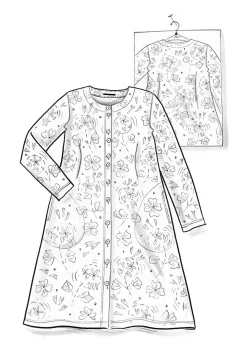 Gudrun Sjödén Velourskleid „Selma“ aus Bio-Baumwolle/Recycling-Polyester><noscript><img width=