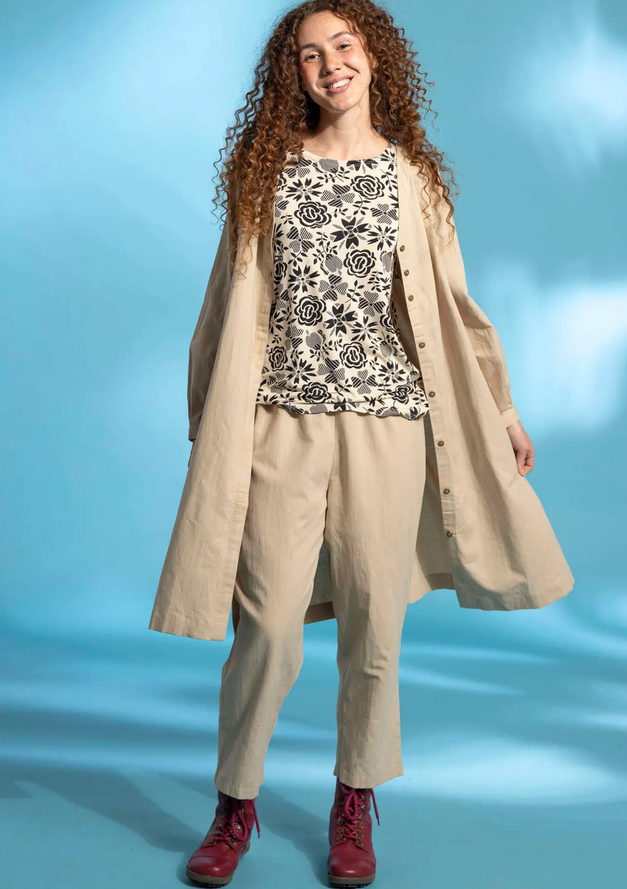 Gudrun Sjödén Webhose aus Bio-Baumwolle/Leinen> Hosen