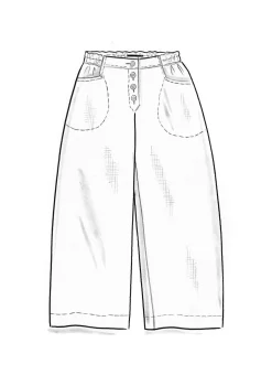 Gudrun Sjödén Webhose aus Leinen/Bio-Baumwolle><noscript><img width=