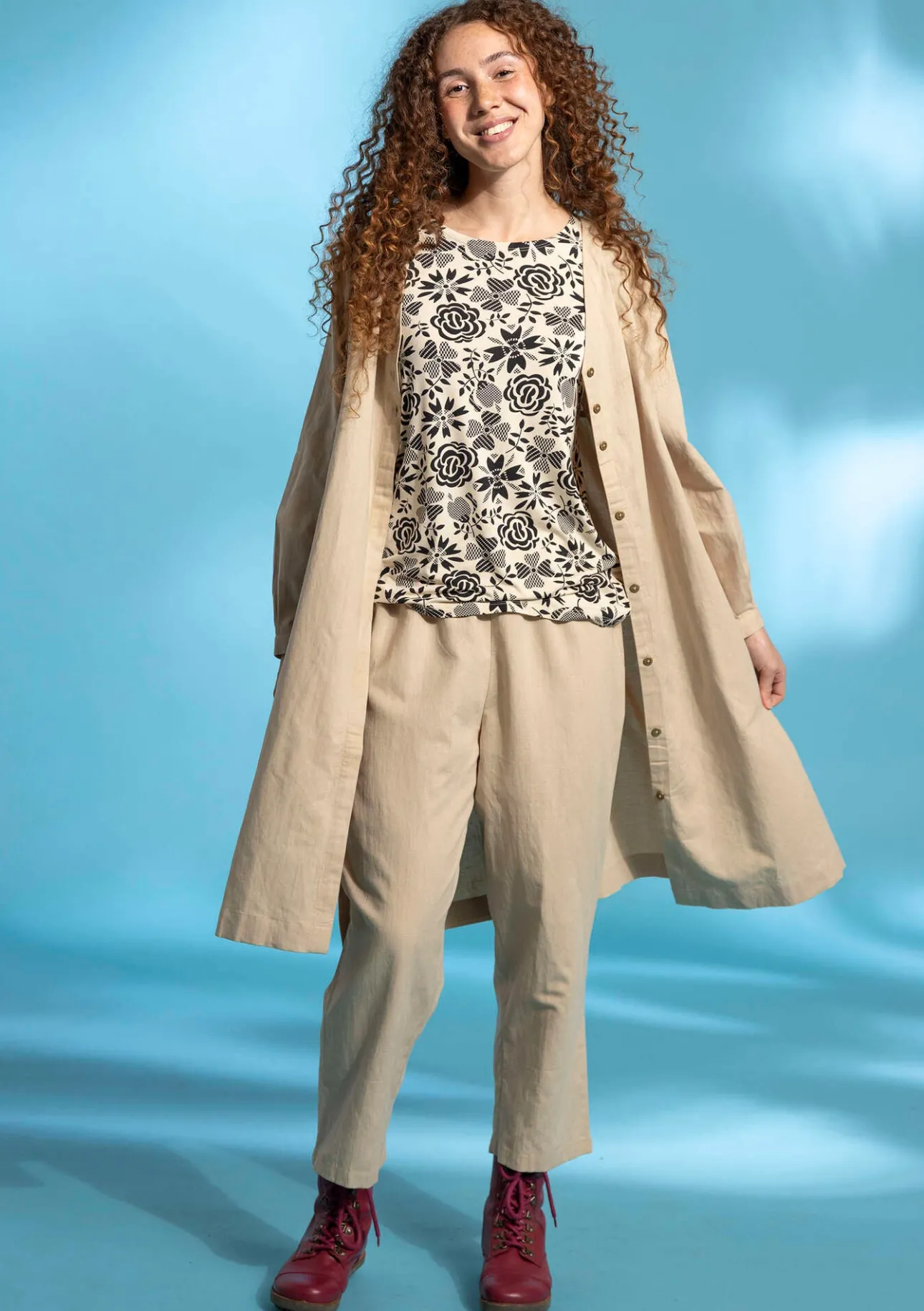 Gudrun Sjödén Webkleid aus Bio-Baumwolle/Leinen> Kleider