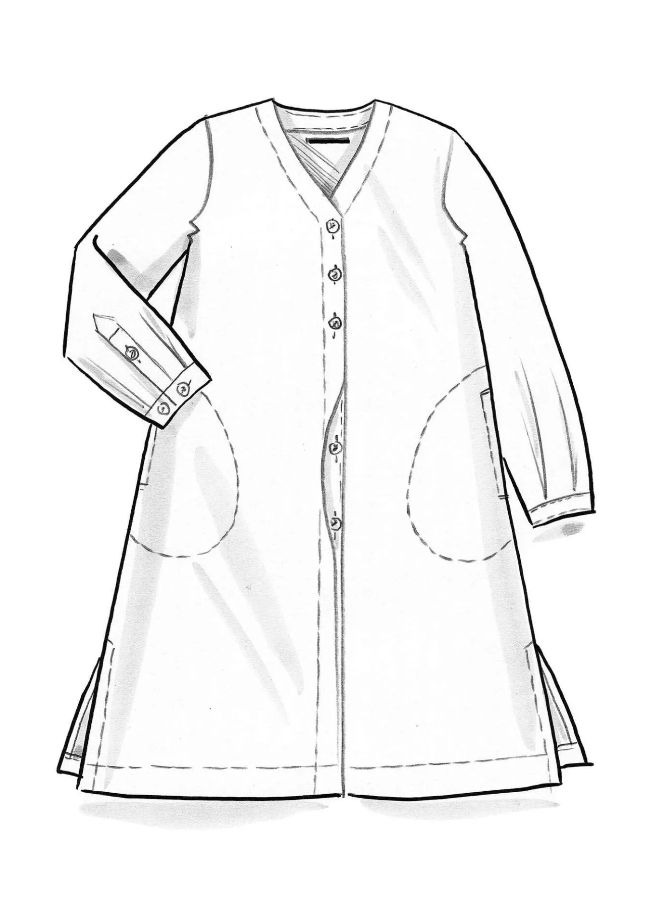 Gudrun Sjödén Webkleid aus Bio-Baumwolle/Leinen> Kleider