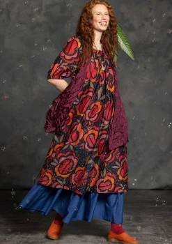 Gudrun Sjödén Webkleid „Great Rose“ aus Bio-Baumwolle/Seide><noscript><img width=