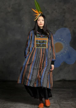 Gudrun Sjödén Webkleid „Jaipur“ aus Wolle/Baumwolle> Kleider