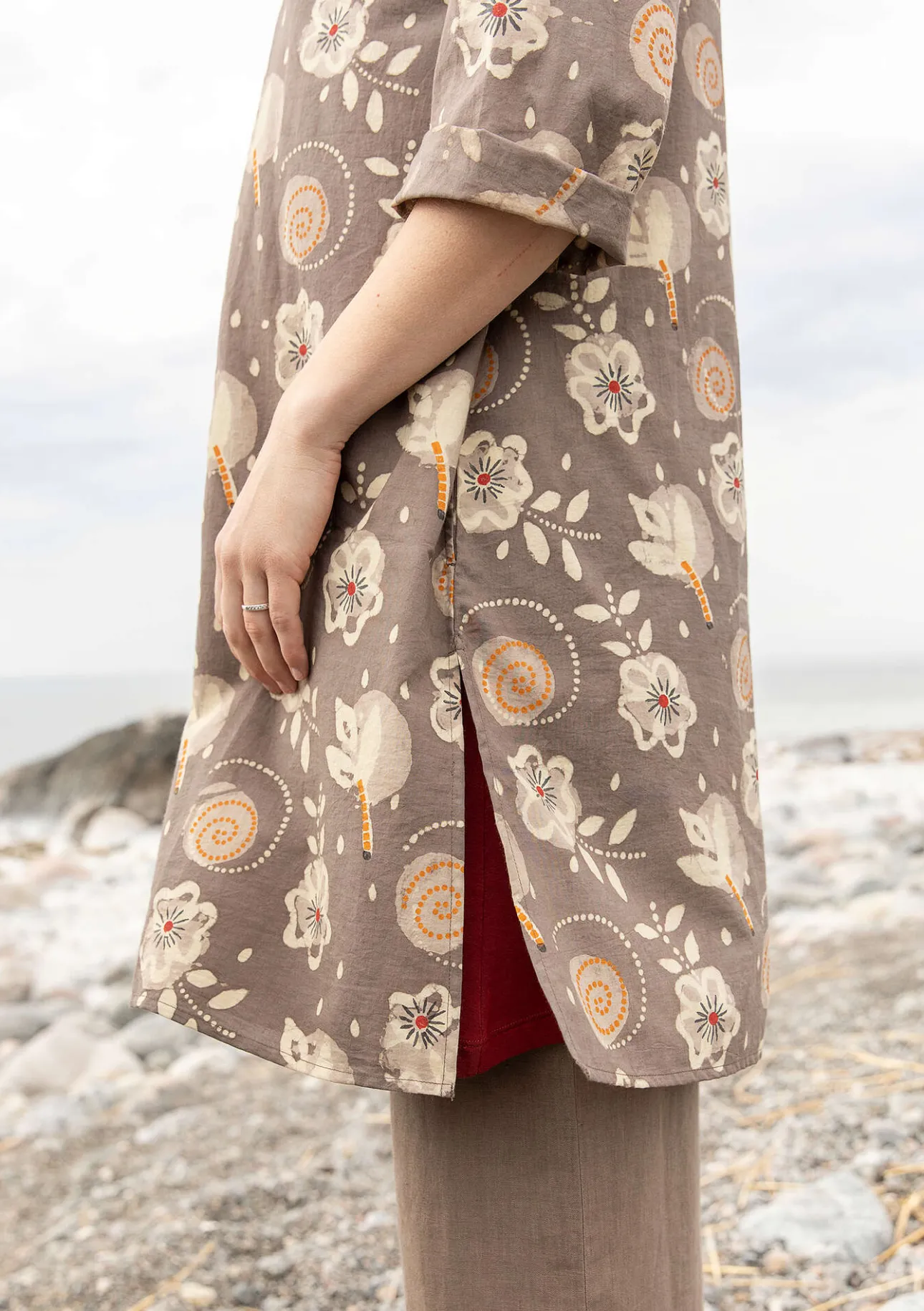 Gudrun Sjödén Webkleid „Kamala“ aus Bio-Baumwolle> Kleider