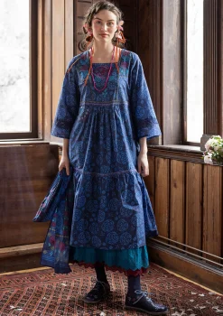 Gudrun Sjödén Webkleid „Kamelia“ aus Bio-Baumwolle/Seide> Kleider