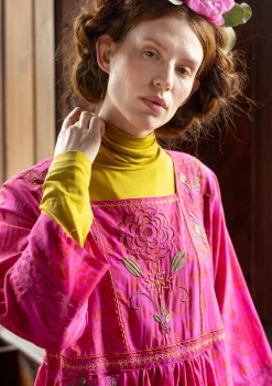 Gudrun Sjödén Webkleid „Kamelia“ aus Bio-Baumwolle/Seide><noscript><img width=