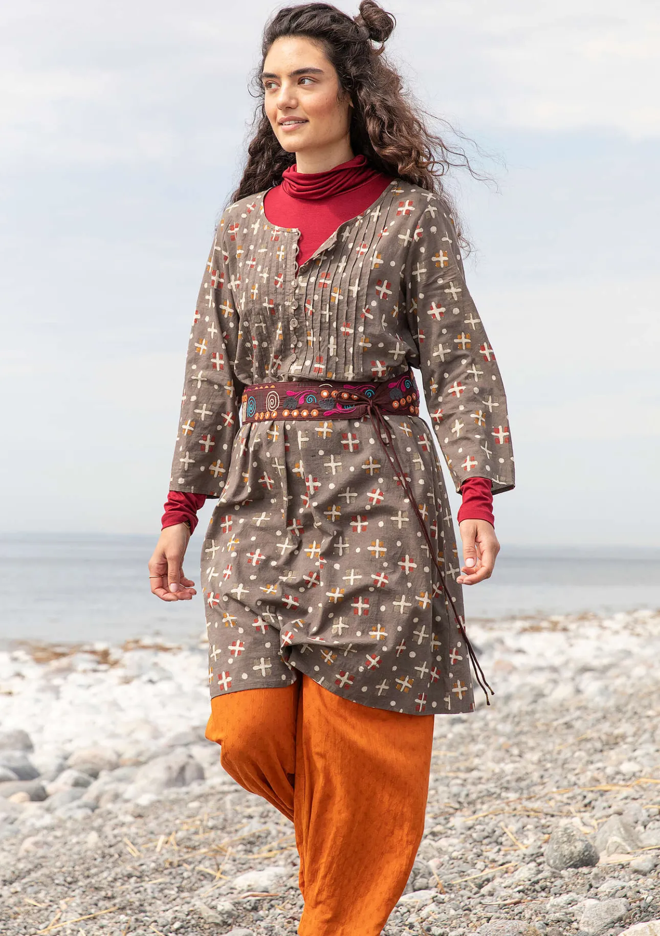 Gudrun Sjödén Webkleid „Neela“ aus Bio-Baumwolle> Kleider