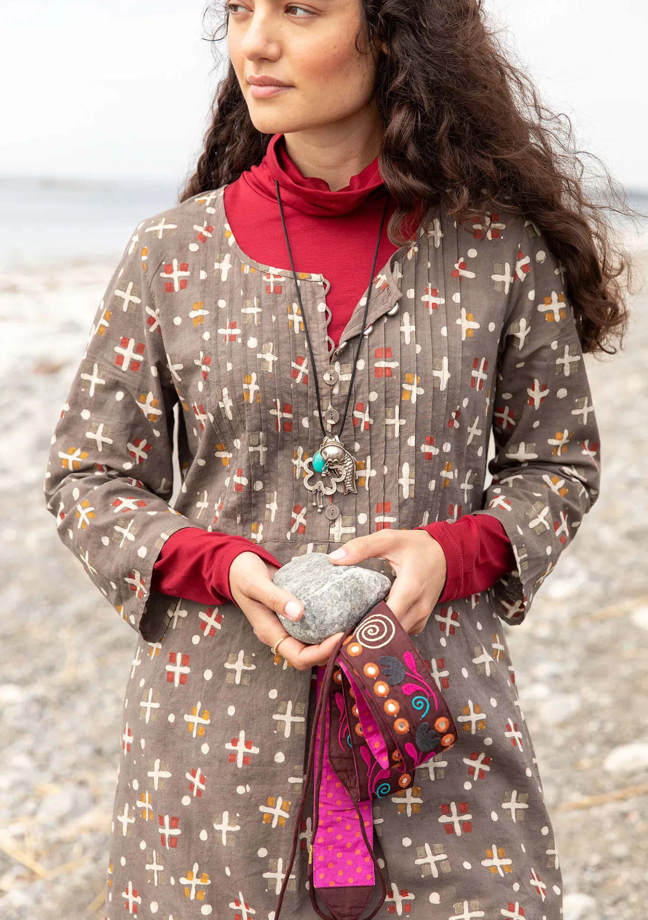 Gudrun Sjödén Webkleid „Neela“ aus Bio-Baumwolle> Kleider