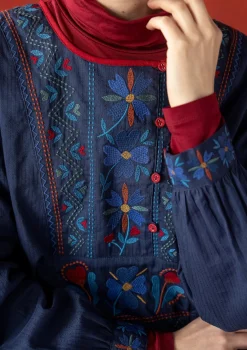 Gudrun Sjödén Webtunika „Wanja“ aus Bio-Baumwolle><noscript><img width=