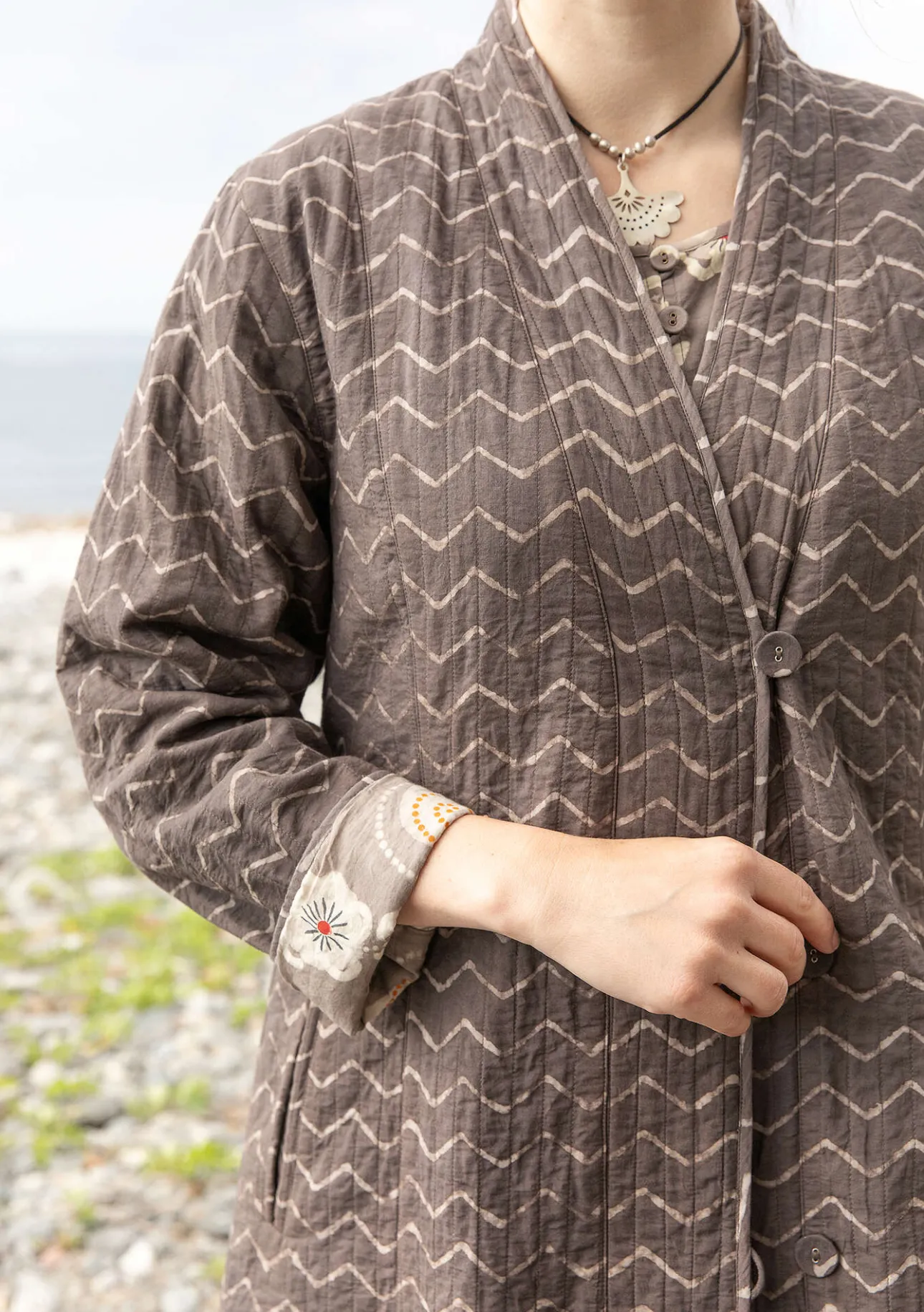Gudrun Sjödén Wendemantel „Kavita“ aus Bio-Baumwolle> Jacken & Mäntel