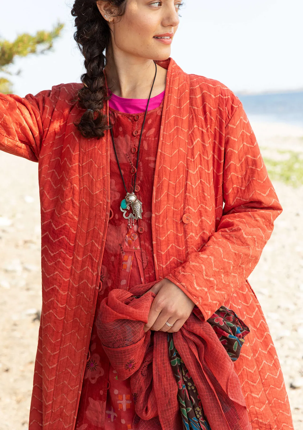 Gudrun Sjödén Wendemantel „Kavita“ aus Bio-Baumwolle> Jacken & Mäntel