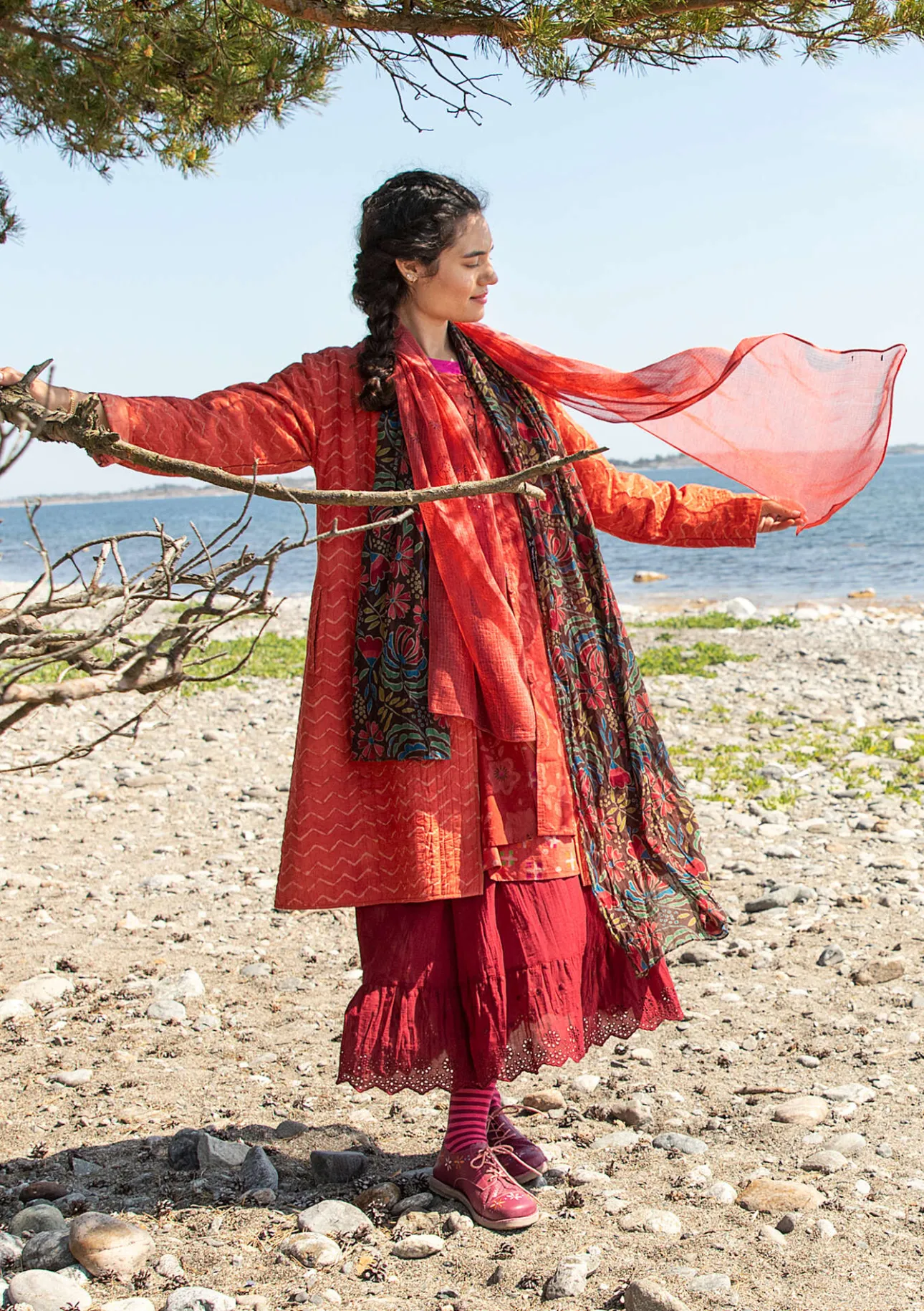 Gudrun Sjödén Wendemantel „Kavita“ aus Bio-Baumwolle> Jacken & Mäntel