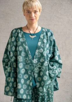 Gudrun Sjödén Wickelbluse „Clay“ aus Bio-Baumwolle> Blusen