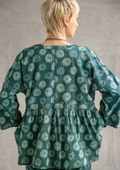 Gudrun Sjödén Wickelbluse „Clay“ aus Bio-Baumwolle><noscript><img width=