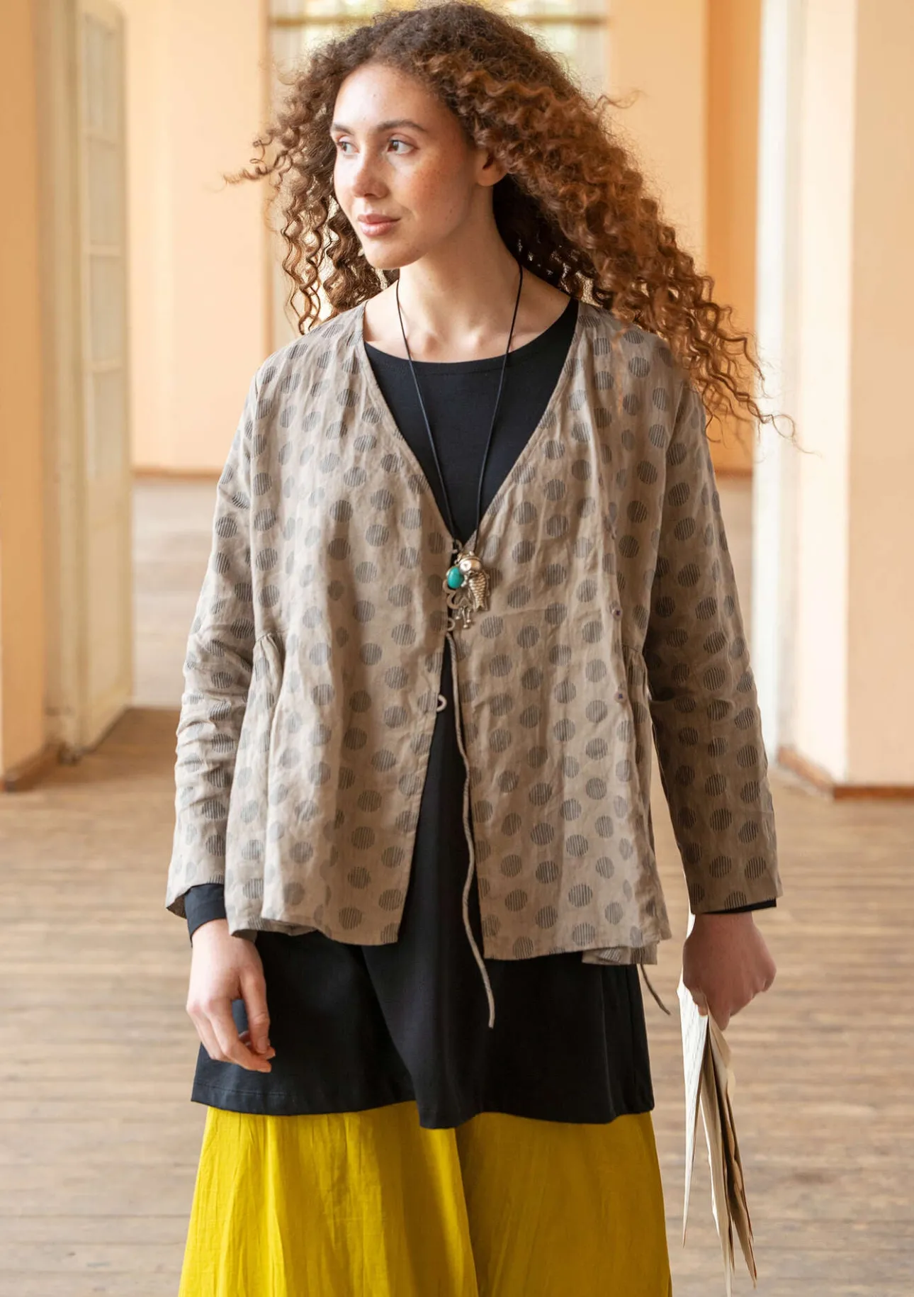 Gudrun Sjödén Wickelbluse „Piccolo“ aus Leinen> Blusen