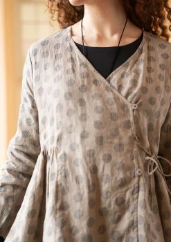 Gudrun Sjödén Wickelbluse „Piccolo“ aus Leinen> Blusen