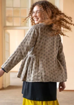 Gudrun Sjödén Wickelbluse „Piccolo“ aus Leinen><noscript><img width=