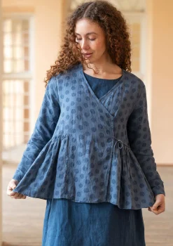 Gudrun Sjödén Wickelbluse „Piccolo“ aus Leinen> Blusen