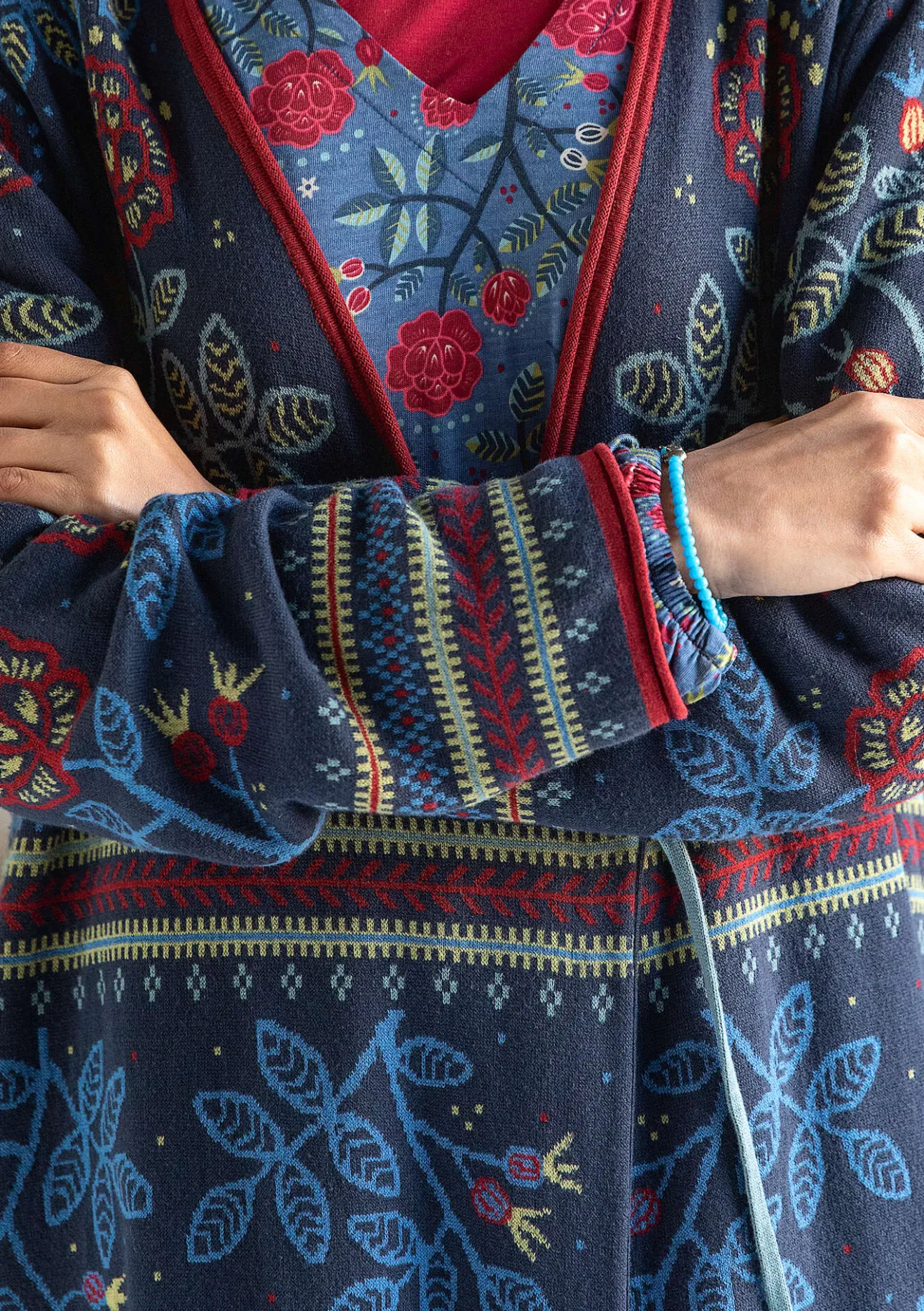 Gudrun Sjödén Wickeljacke „Lisa“ aus Bio-/Recycling-Baumwolle> Strickjacken